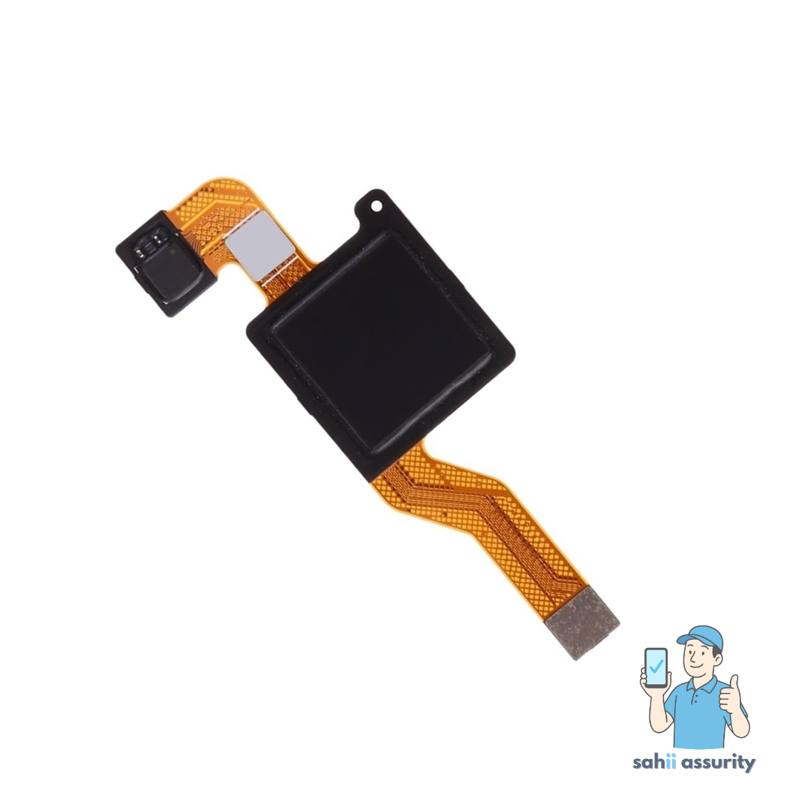 Fingerprint Sensor with Flex Cable for Xiaomi Redmi Note 5 Black thumbnail